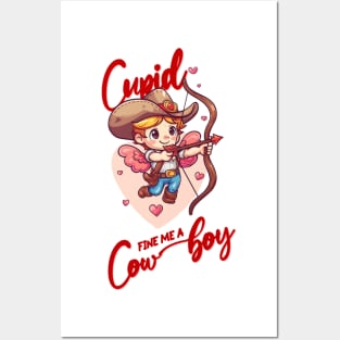 Cowboy Cupid's Heartbreak Roundup Tee: Valentine's Day Gift Posters and Art